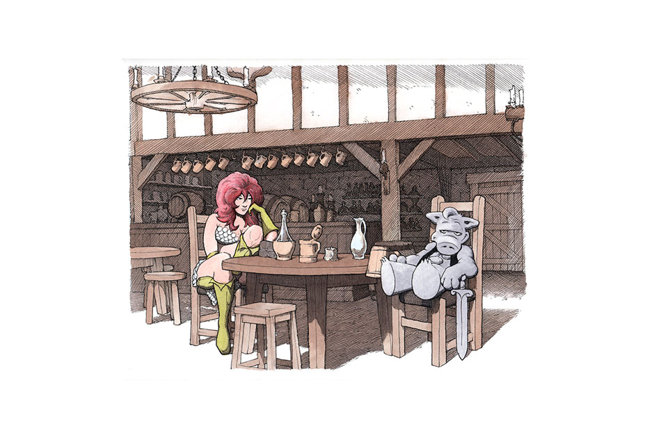 Sophi and Cerebus | Gerhard Art